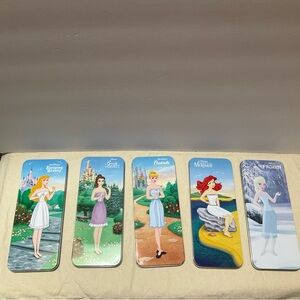 5 Disney Princess Magnetic Paper Dolls Play Sets Sleeping Beauty, Cinderella…